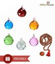 Divine Miracles Set of 6 Colored Crystal Balls
