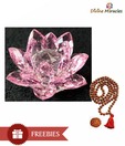 Divine Miracles Pink Crystal Lotus Xtra Large (15 CM)