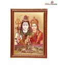 Divine Miracles 24K Gold Plated Shiv & Parvati Ji