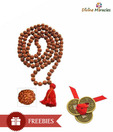 Divine Miracles Natural Five Face Rudraksha Mala