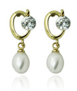 OPS. Magnificent Glossy Pearl Earrings DSNER119