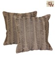 Home Kraft Rib Grey Cushion Cover Set