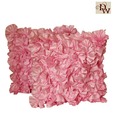 Home Kraft Ruffle Pink Cushion Cover Set
