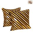 Home Kraft Brown Foil Cushion Cover Set