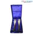 Dekor World Silver Plated Wine Glass Set