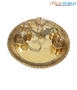 Dekor World Brass Puja Thali