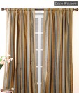 Deco Window Decorative Silver & Golden Curtain