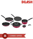Dilash Six Pcs Non-stick Cookware Set
