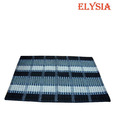 Elysia Cotton Grey & Black Door Mat