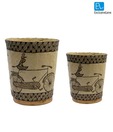 ExclusiveLane Beeja Beige Multi-Purpose Basket Set