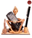 Earth Tribal Man Pen Stand & Card Holder