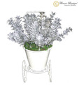 Flowers Boutique Contemporary Silver Glittered Fern Bouquet