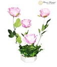 Flowers Boutique Pink King Roses Bouquet With A Vase