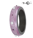 Favola Handcrafted Wooden Purple Bangle