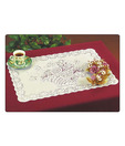Freelance Flower Basket Motif Beige Table Mat