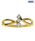 Facetz Attractive Diamond Gold Ring