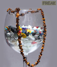 Freak Semiprecious Tiger Eye Necklace