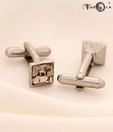 Favola Stunning Light Brown Cufflinks