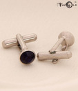 Favola Royal Blue Crystal Cufflinks