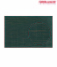 Freelance Basket Weave Dark Green Table Mat-Set Of Six