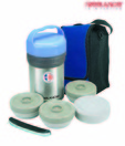 Freelance Stainless Steel Blue Vacuum Lunch Box-1500ml