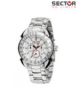 Sector Shark Master Silver Watch