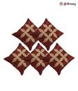 Home Candy Set Of 5 Pcs  Maroon Cushion Covers