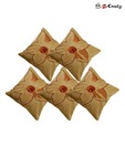 Home Candy Set Of 5 Pcs  Mustard Cushion Covers