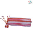 Gran Pink & White Jacquard Bath Towel