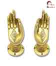 Home Sparkle Brass Hand Knob