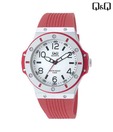 Q&Q Arabic Evens With Red Strap Watch