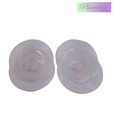 Plumeria Set Of 2 Round Glass Plates