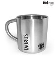 HotMuggs Taurus Star Sign Stainless Steel Mug