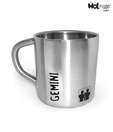 HotMuggs Gemini Star Sign Stainless Steel Mug