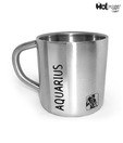 HotMuggs Aquarius Star Sign Stainless Steel Mug
