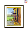 Child playing by Shougata Shome (10 x 8 inches)