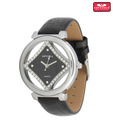 Optima Shiny Black Dial Watch