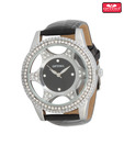 Optima Silver Black Star Watch