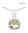 Johareez Cushion Lemon Quartz Pendant