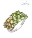 Johareez Peridot & Citrine Ring