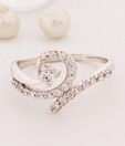 Lencia Nicely Crafted CZ Sterling Silver Ring