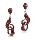 Aditri Orange Stone Studded Earrings