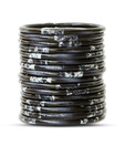 Aadya Elegant Set Of Black Lac Bangles