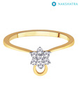 Nakshatra Alluring Diamond Studded Gold Ring
