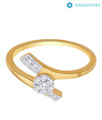 Nakshatra Gorgeous Diamond Studded Gold Ring
