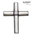 Kuhjohl Elegant Cross Sterling Silver Pendant