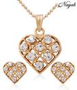 Nayab Pristine AD Studded Pendant set