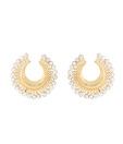 Rajdhani Vibrant Multiple Pearl Earrings
