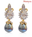 Maayra Gorgeous Grey Earrings