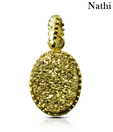 Nathi Beautifully Crafted Silver Druzy Pendant